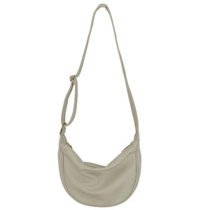 WHYY Hobo Style Neutral Dumpling Crossbody PU Leather Bag