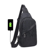 Men Anti-theft Chest Pack Water Repellent Shoulder Bag