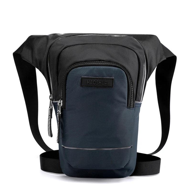 Men Reflective Waist Fanny Bag Leg Thigh Pack