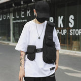 Hip Hop Chest Rig Bag Functional Tactical Harness Chest Bags