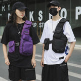 Hip Hop Chest Rig Bag Functional Tactical Harness Chest Bags