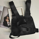 Hip-Hop Men Chest Rig Bag Man Reflective Functional Vest Pack