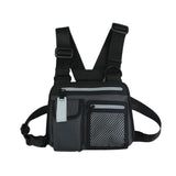 Hip-Hop Men Chest Rig Bag Man Reflective Functional Vest Pack