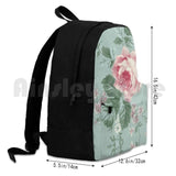 French Vintage Roses Outdoor Hiking Backpack