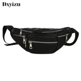 Women Chest Bag Pu Leather Shoulder Crossbody Handbag