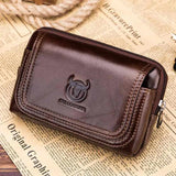 NEW-BULLCAPTAIN Male Purse Sling Bag Small Pocket Men Waist Bag