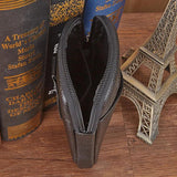 Men Leather Cell Phone Case Cigarette Belt Fanny Bag Waist Pack