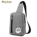Men Clutch Nylon Messenger Bag Casual Travel Rucksack Chest Bag