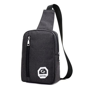Men Clutch Nylon Messenger Bag Casual Travel Rucksack Chest Bag