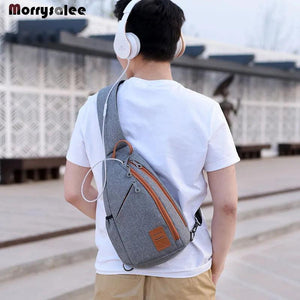 Men Chest Pack Crossbody Bag Travel Bag