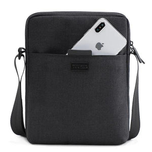 Men Canvas Shoulder Bag for 7.9' Ipad Waterproof Business Crossbody