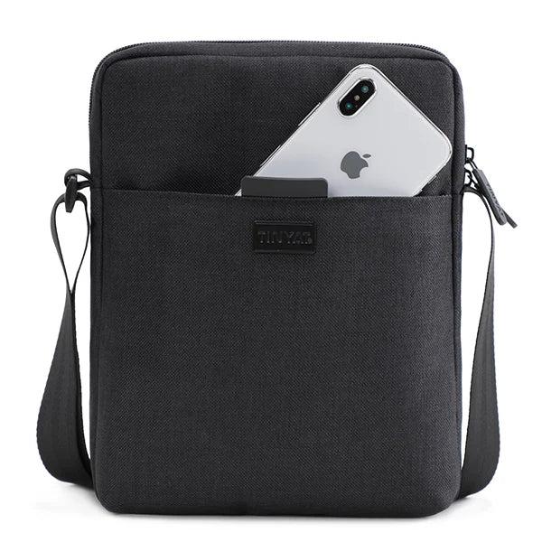 Men Canvas Shoulder Bag for 7.9' Ipad Waterproof Business Crossbody