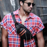 Sports Nylon Outdoor Waist Pack Waterproof Shoulder Crossbody Bag