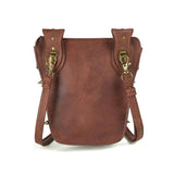 Snake Pattern Single Shoulder Messenger Bag with Rivet Chain