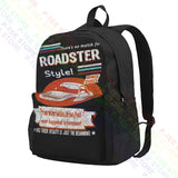 Smart Roadster 2003 Car 01 Large Capacity Eco-Friendly Backpack