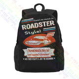 Smart Roadster 2003 Car 01 Large Capacity Eco-Friendly Backpack