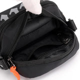 Letter Printing Nylon Shoulder Messenger Bag