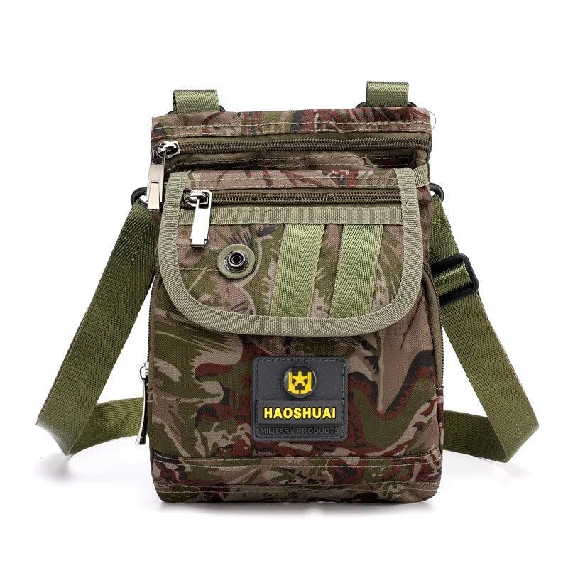 Men's Waterproof Shoulder Messenger Bag for Outdoor Sports Travel