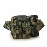 Men Waist Packs Canvas Multifunction Mobile Phone Water Cup Tactical Bags