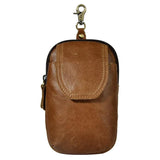Small Leather Waist Pack Belt Bag Phone Pouch