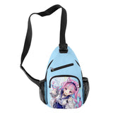 HOLOLIVE minato aqua Crossbody Chest Bags Oxford Waterproof Boys/Girls