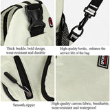 Waterproof Crossbody Shoulder Bag Chest Waist Fanny Pack for Women Men