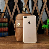 Genuine Leather Small Waist Pack Phone Pouch Bag