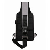 Men's Vintage Nylon Chest Bag Large Capacity