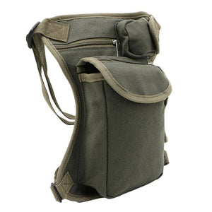 28GD Canvas Men's Motorcycle Hip Fanny Pack Waist Thigh Drop Leg Bags