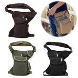 28GD Canvas Men's Motorcycle Hip Fanny Pack Waist Thigh Drop Leg Bags