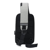 Arrival Men Belt Bag USB Charging Chest Bag Travel Casual Leisure Bag