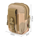 Men Waist Bag Waterproof Fanny Pack Casual Sports Waist Pack