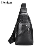 Hot PU Leather Sling Chest Crossbody Bag Biker Satchel Waist Pack