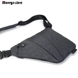 Men's Nylon Chest Bag Multi-function Crossbody