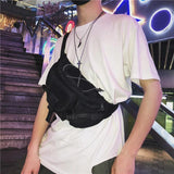 Unisex Chest Bags For Teenagers Boys Casual Shoulder Bag Hip Hop Street Man