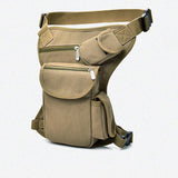 Canvas Drop Waist Bag for Men - Vintage Pouch Crossbody Sling