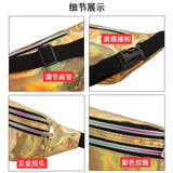 Unisex Laser Waist Bag Multifunctional Chest Bag Shoulder Crossbody
