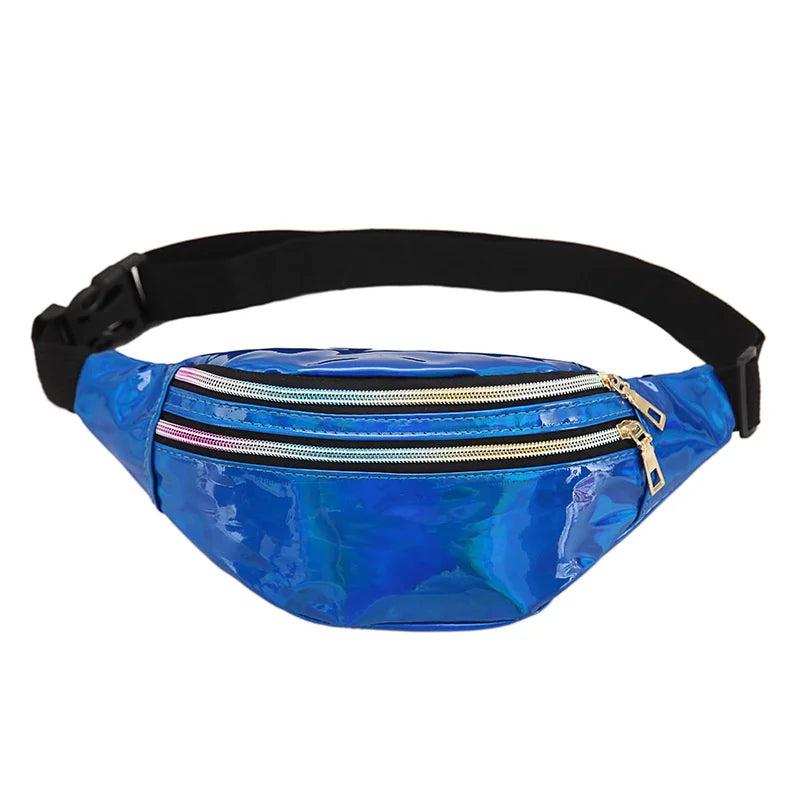 Unisex Laser Waist Bag Multifunctional Chest Bag Shoulder Crossbody