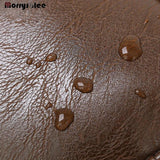 Retro Men's PU Solid Chest Bag Messenger Packet