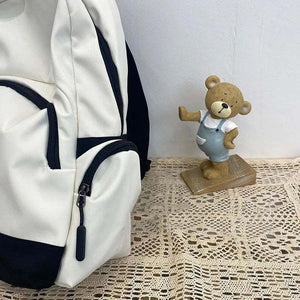 Minimalism Unisex School Backpack Daily Travel Bags All-match