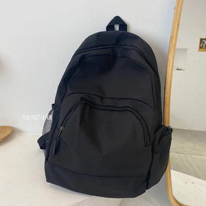 Minimalism Unisex School Backpack Daily Travel Bags All-match