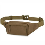 Male Sports Waist Bag Nylon Running Chest Bag Cycling Mountaineering Bag