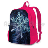 Crystal Snowflake Outdoor Hiking Backpack