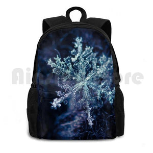 Crystal Snowflake Outdoor Hiking Backpack