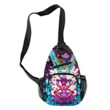 Midnight Gospel Crossbody Chest Bag Waterproof Sports Travel Shoulder Bag