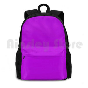Neon Fluorescent Violet Outdoor Backpack