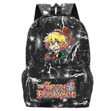 The Seven Deadly Sins Backpack for Students Girls Boys Teens