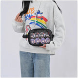 Transparent Ita Waist Pack Bag Pouch Belt Travel Hip Casual Fanny Bag