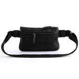 Men Leather Waist Bag Chest Pack Outdoor Fanny Pack Phone Wallet