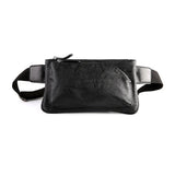 Men Leather Waist Bag Chest Pack Outdoor Fanny Pack Phone Wallet